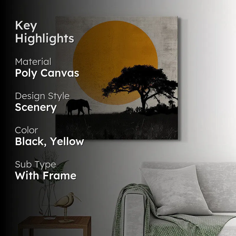 Sunset Gentle Giant Wall Painting media 2