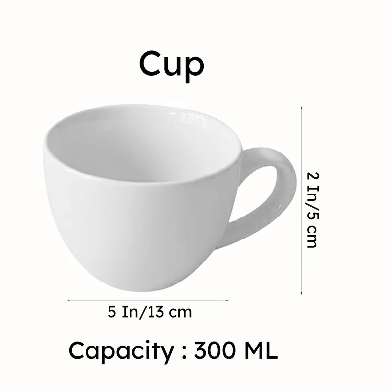 Carsten Cup & Saucer (Cream) - 300 mL media 8