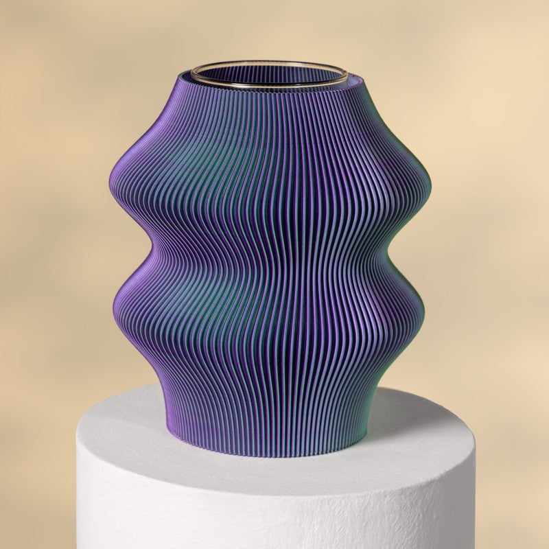 Fig Living Phantom Vase GP (3d Printed) - Two Piece Set media 8