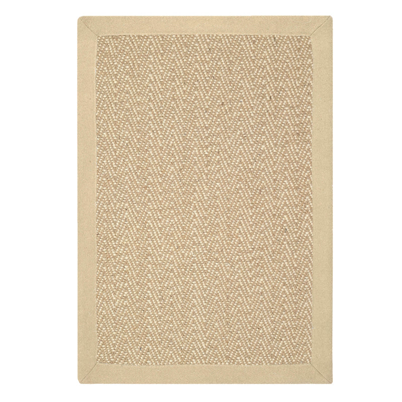 ChevronTread Anti-Slip Jute Door Mats - Beige