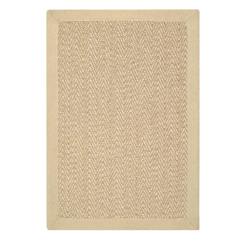 ChevronTread Anti-Slip Jute Door Mats - Beige media 1