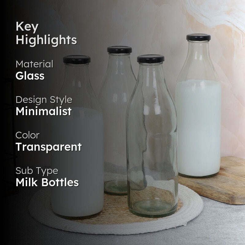 Juniper Milk Bottle (1000 mL Each) - Set Of Four media 2