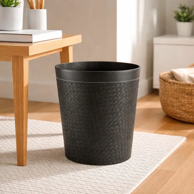 AarviDecor EcoForm Faux Leather Dustbin media 1