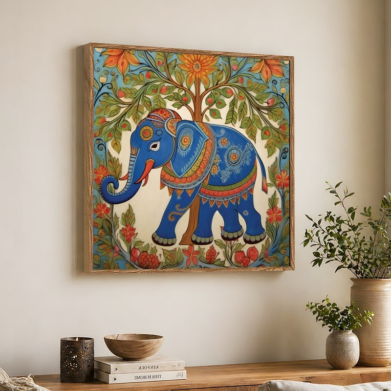 Jungle Muse Canvas Wall Art With Frame