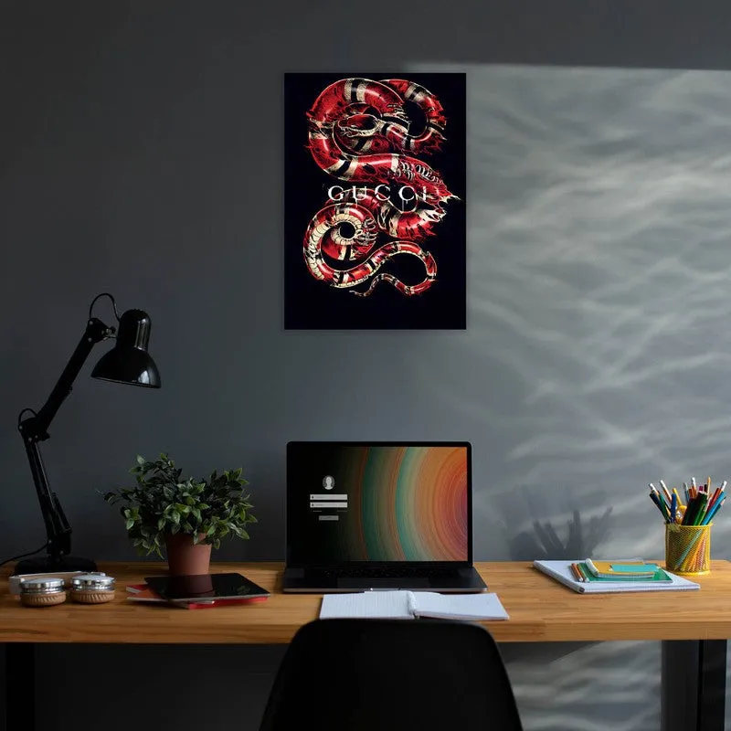 Inferno Serpent Wall Poster media 3