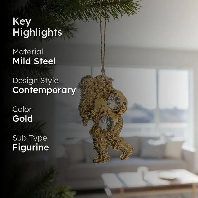 Golden Crown Jewel 24K Gold Plated Mild Steel Showpiece media 2