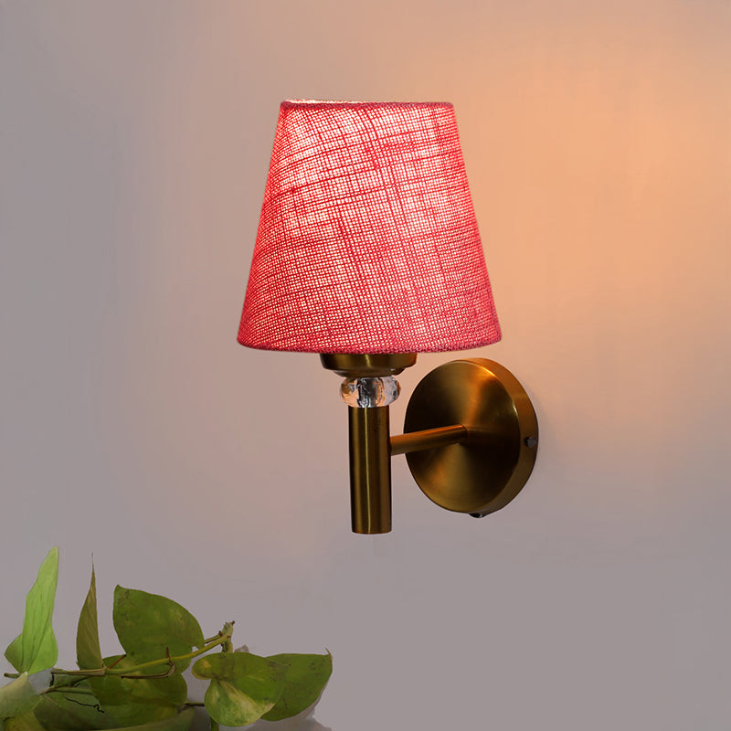 Aquilla Jute Wall Lamp - Pink