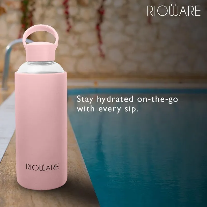 Rioware UrbanSip Minimal Bottle (Pink, Green, 750 mL Each) - Set Of Two media 7
