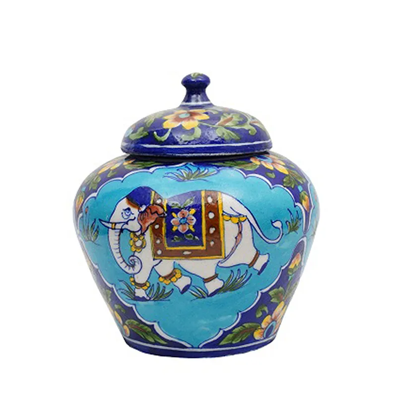 Regal Gaja Handpainted Vase media 3
