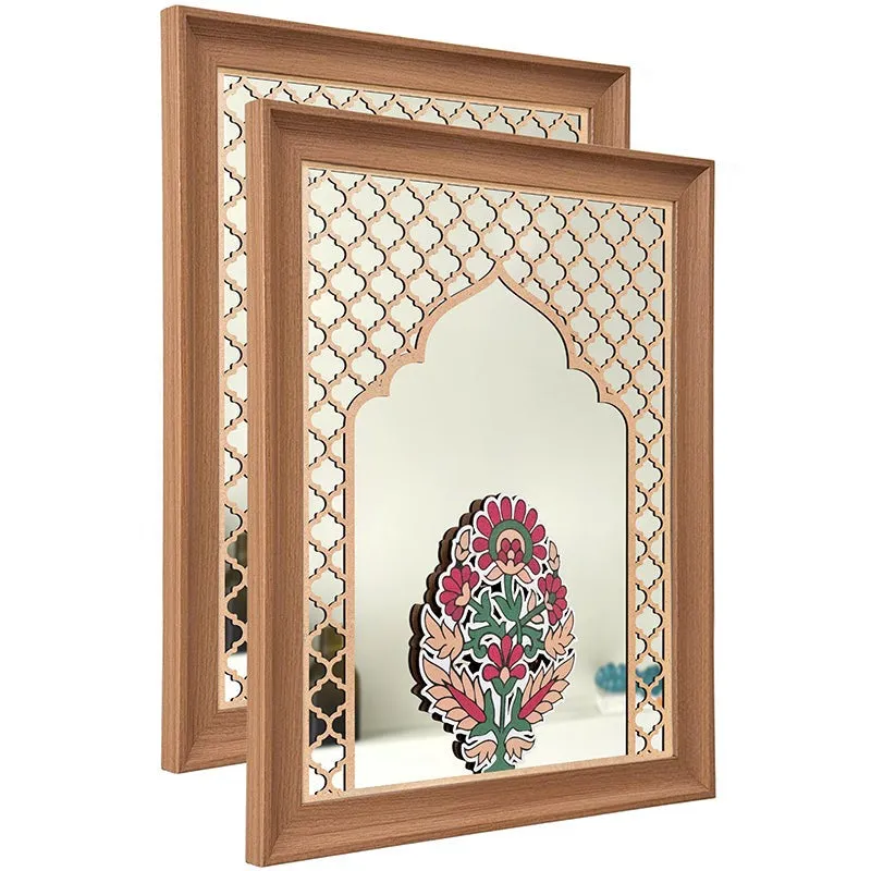 Persian Mahal Decorative Wall Mirror - Set Of Two media 5
