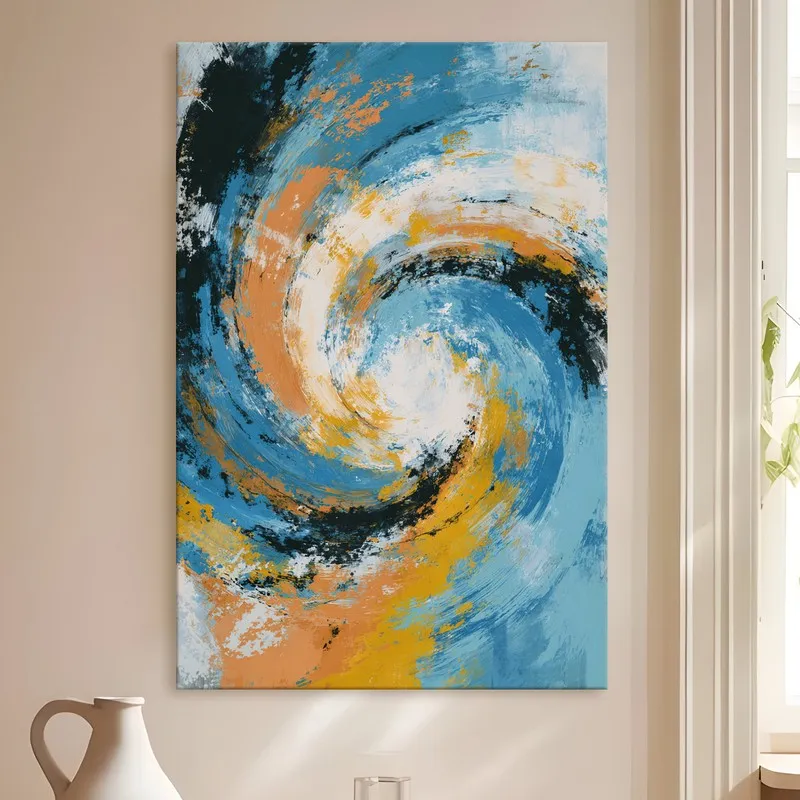 Spirra Color Vortex Canvas Wall Art media 4