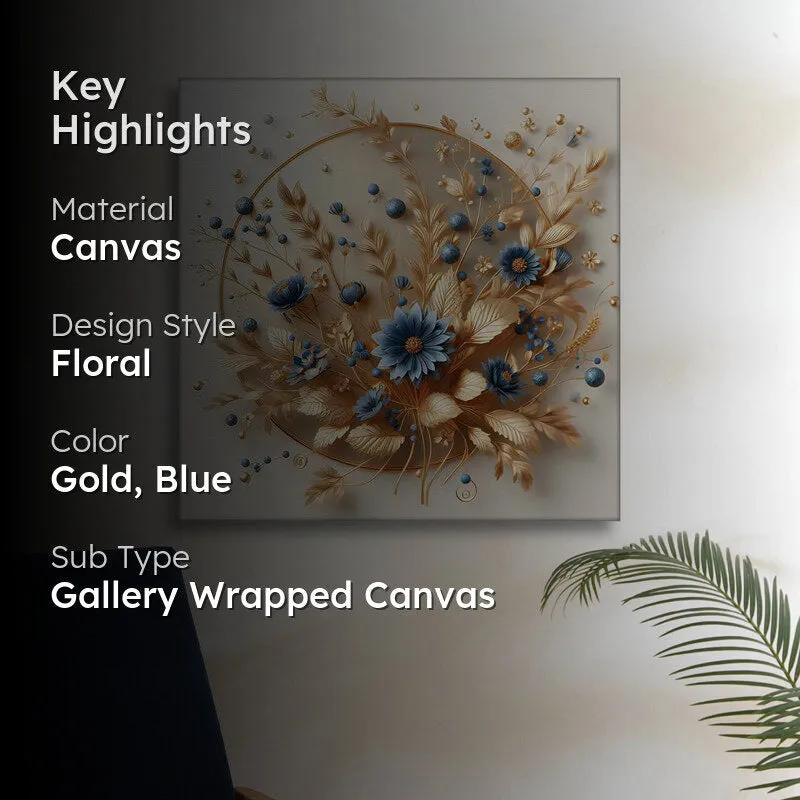 Florae Fimi Floral Canvas Wall Painting media 2