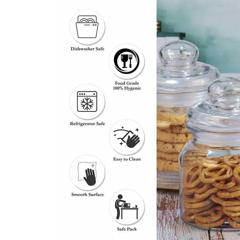 Homey Feel Storage Jar (650 mL Each)- Set of Two media 6
