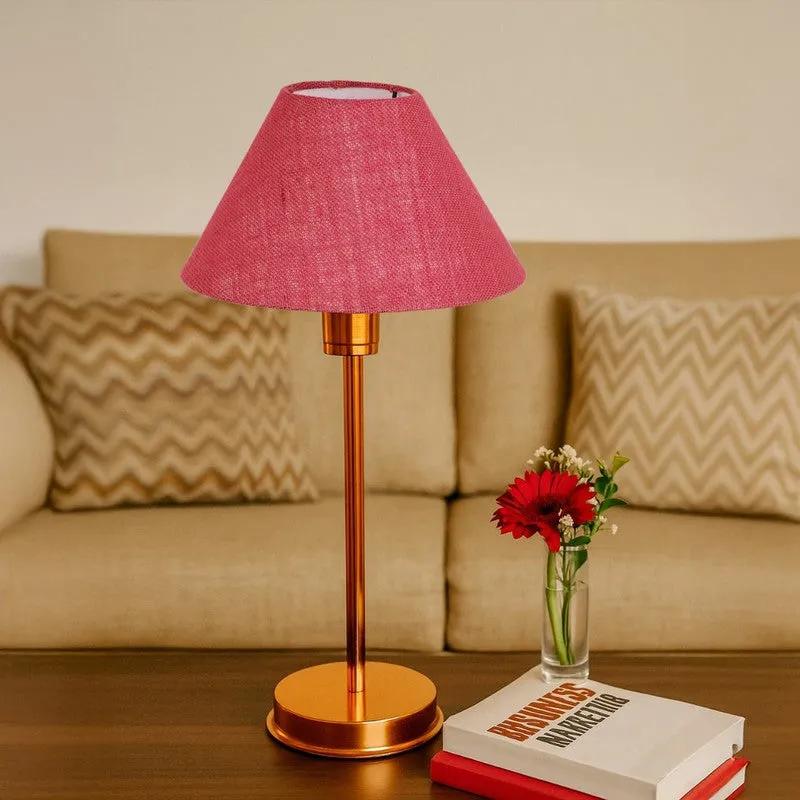 Kavira Liro Metal Table Lamp - Pink media 4