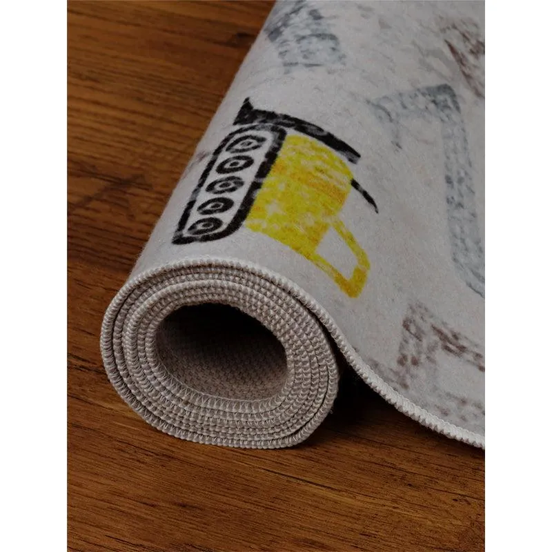 Number Crane Carpet - White media 4