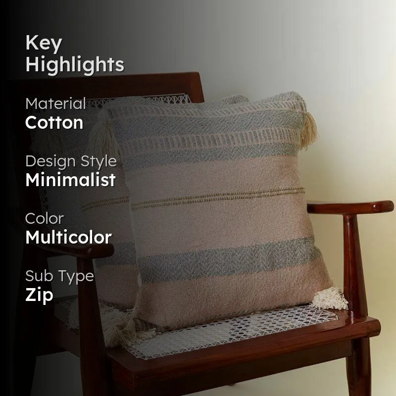 Infinity Stripe Cushion Cover - Set Of Two media 2
