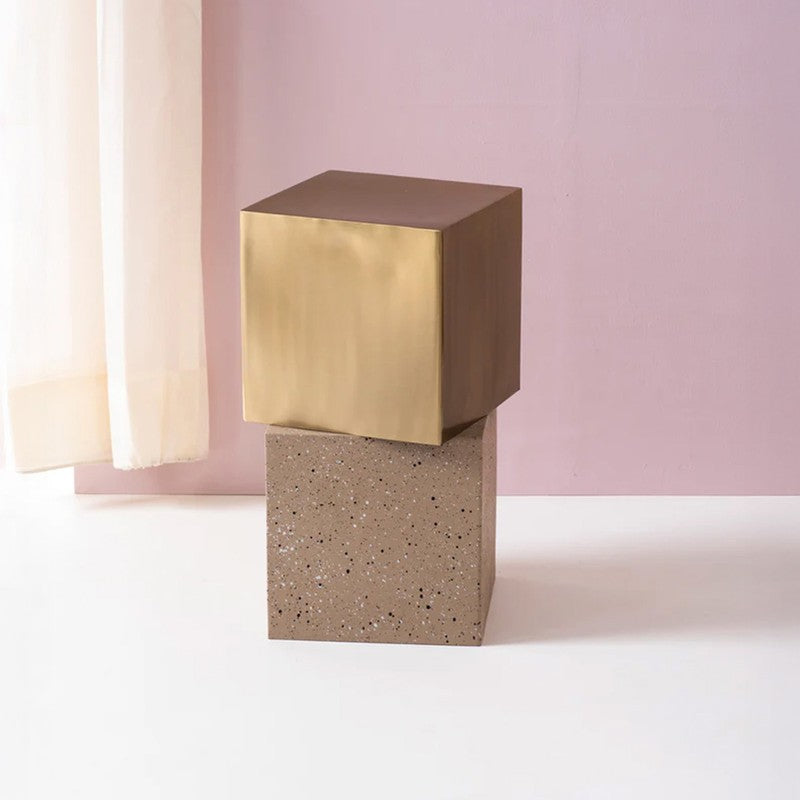 Espresso Center Table - Gold