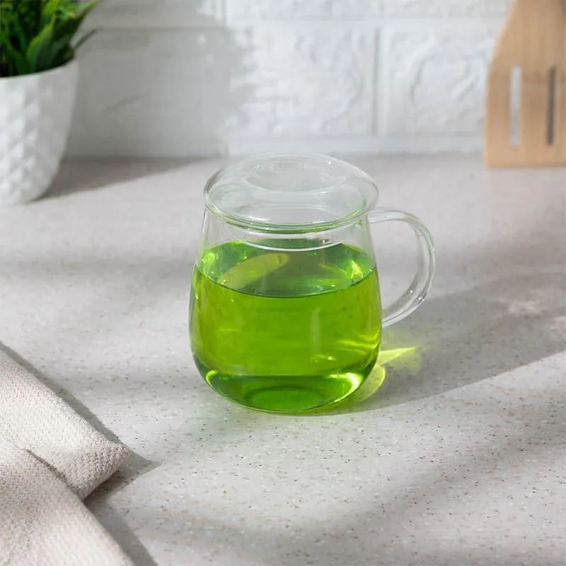 Mocha Glass Coffee Mug (300 mL) media 1