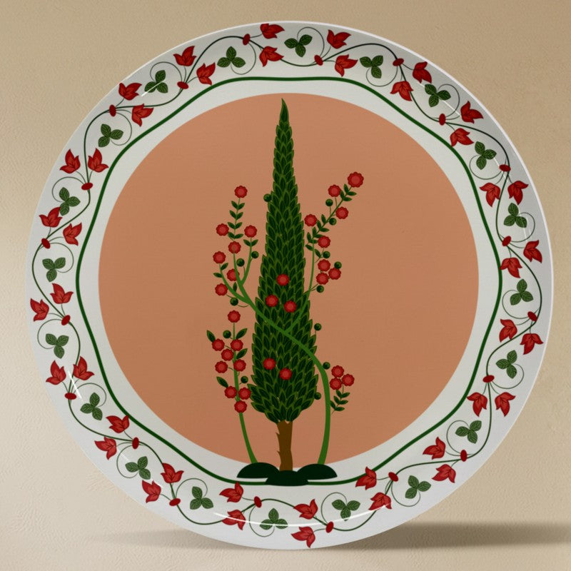 Vintage Floral Luxe Metal Wall Plates - Set Of Six media 4