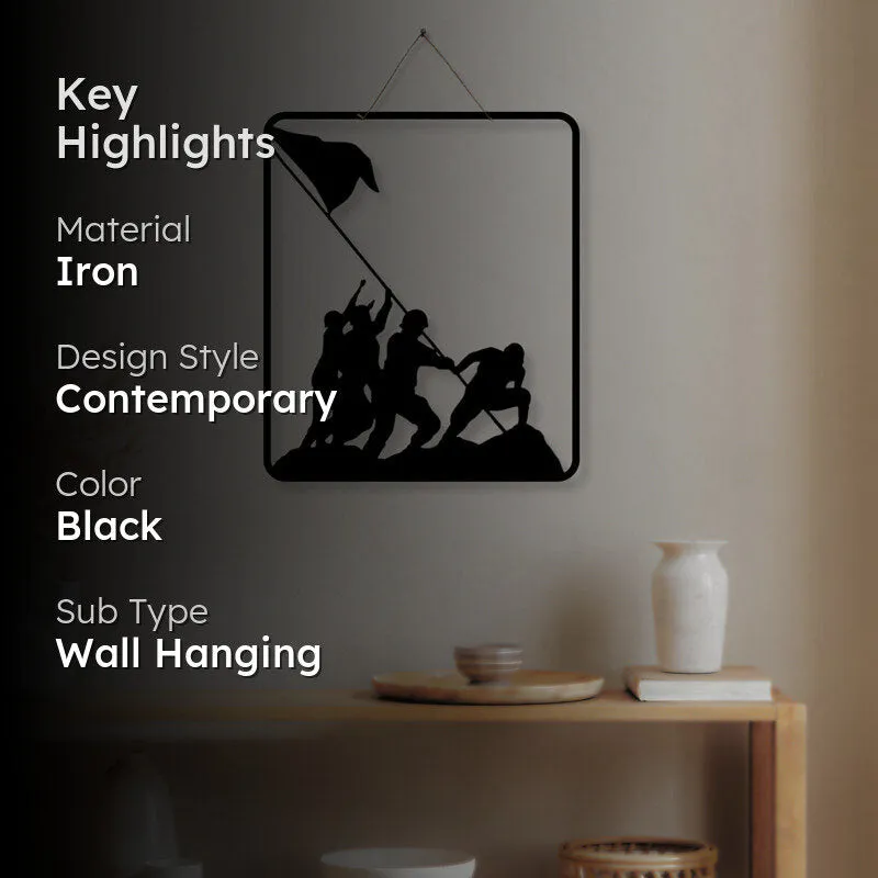 Flag Of Victory Iron Wall Accent media 2