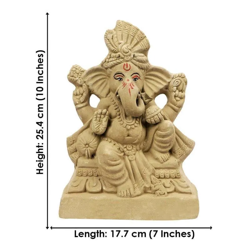 Ganesha Clay Murti media 5