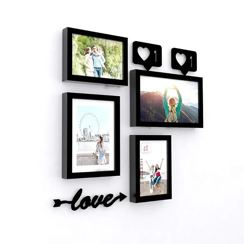 Cupids Canvas Plastic Photo Frame - Set Of Seven media 3
