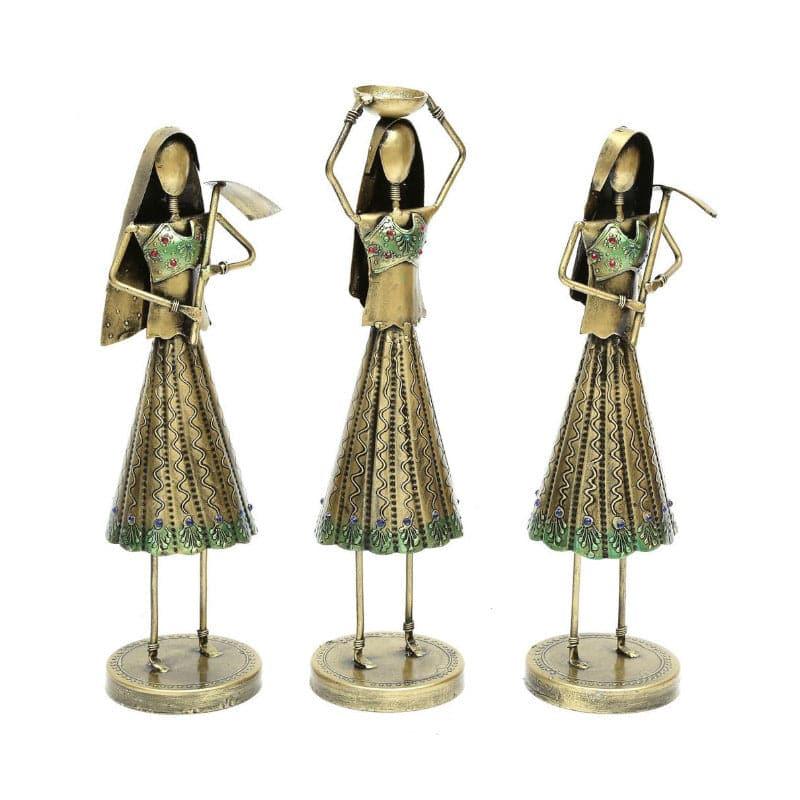 Folk Women  Showpiece - Set Of Three media 3