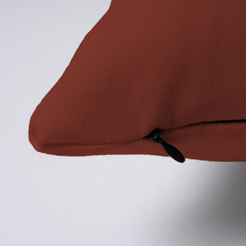 Brady Square Sofa Cushion (Terracotta Brown) - Set Of Two media 5