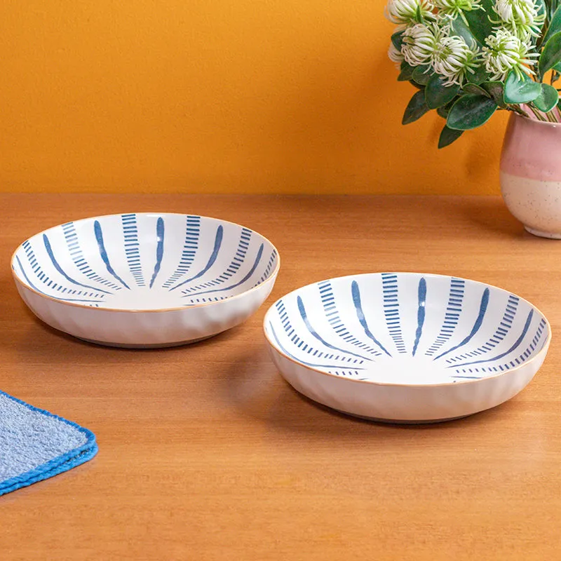 Blue Tide Serving Bowl(750 mL) - Set Of Two media 3