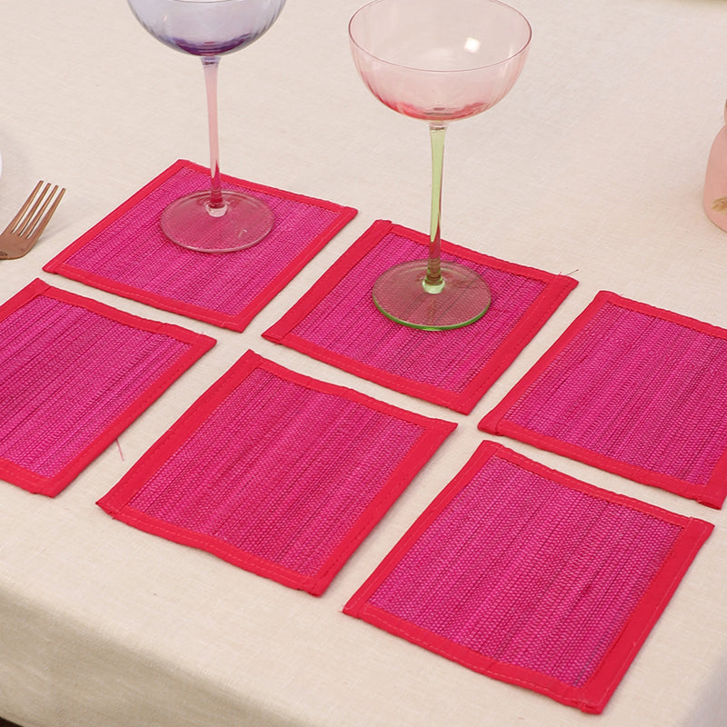 Woodland Nest Bamboo Kitchen Linen Set (Pink) - Thirteen Piece Set media 3