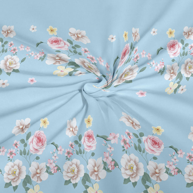 Peonia I Microfiber Microfiber Bedsheet - 150 GSM media 4