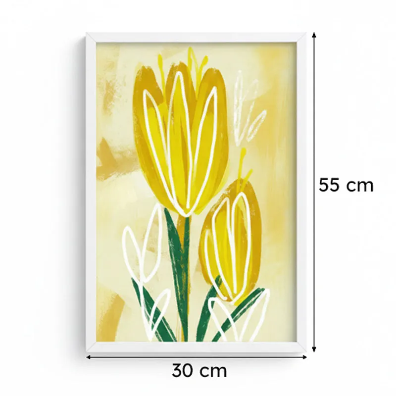 Florenva Sunshine Flora Wall Art With Frame - Set Of Three media 9