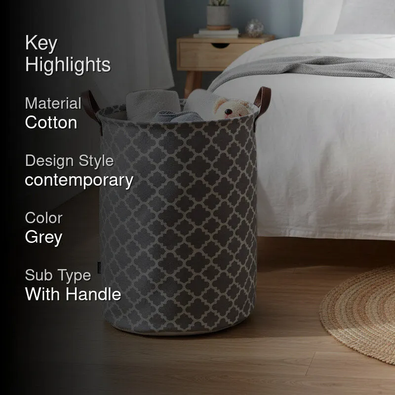 Entara Laundry Basket - Grey media 2