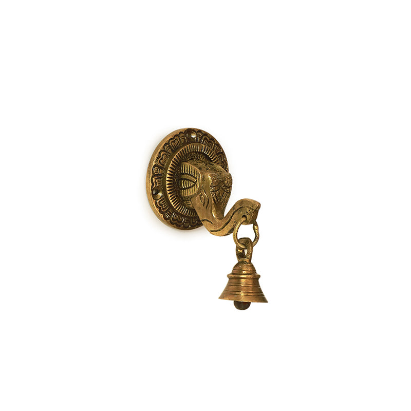 Gaja Naad Brass Wall Accent - Set Of Two media 4