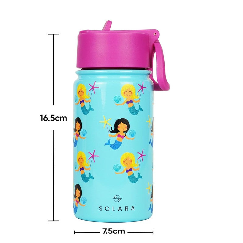 Solara Insulated Stainless Steel Bottle (450 mL) - Blue,Purple media 8