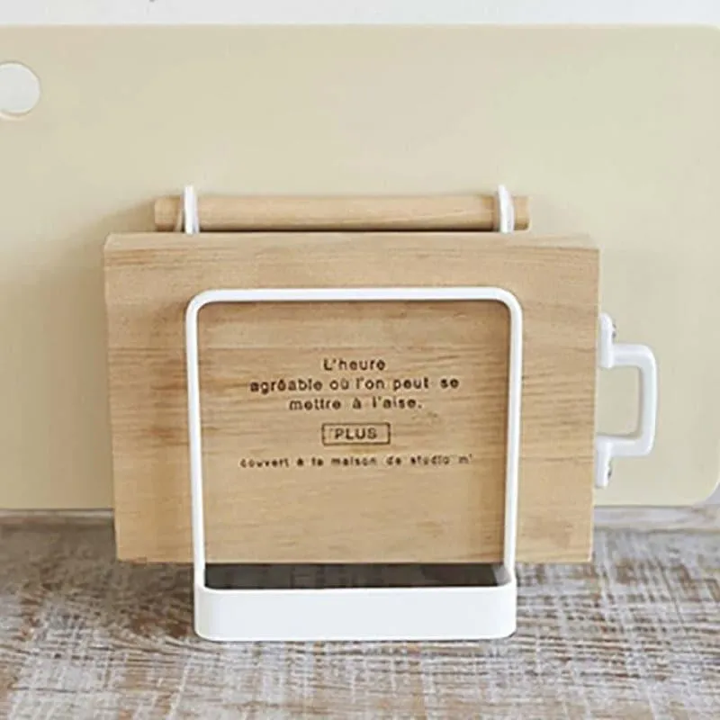 Evara Carbon Steel Chopping Board Stand media 3
