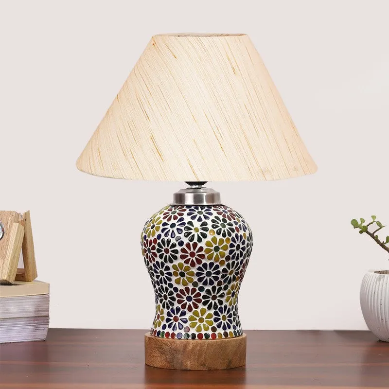 Elowen Wooden Table Lamp - Multicolor media 4