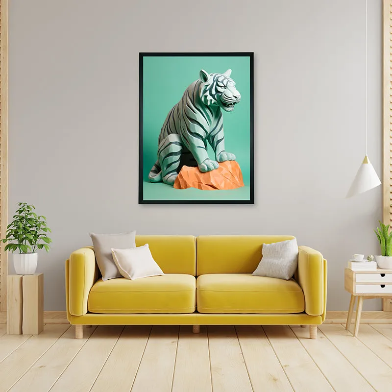 Tigress Charm Canvas Wall Art media 5