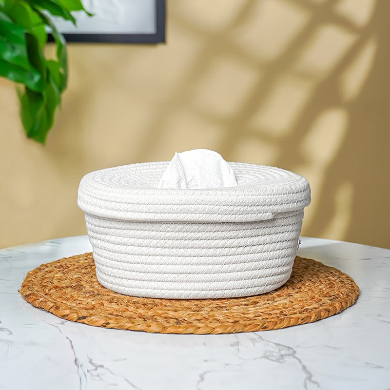 WarmNest Tissue Holder -White