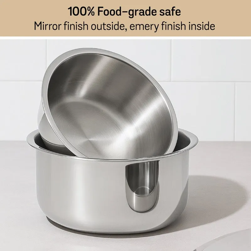 Meyer Stainless Steel Pateela with Lid - 1100 mL media 7