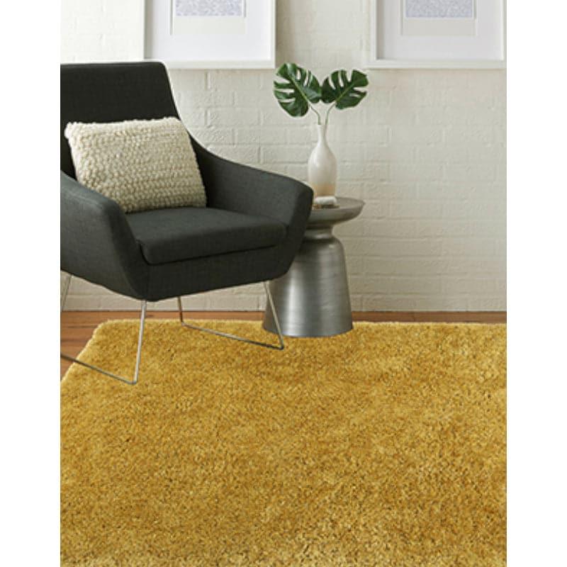 Table Tufted Woven Whisper Rug - Gold media 3