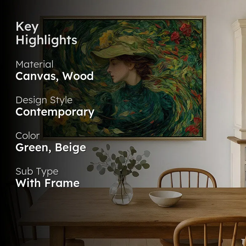 Leaflight Canvas Wall Painting With Frame media 2