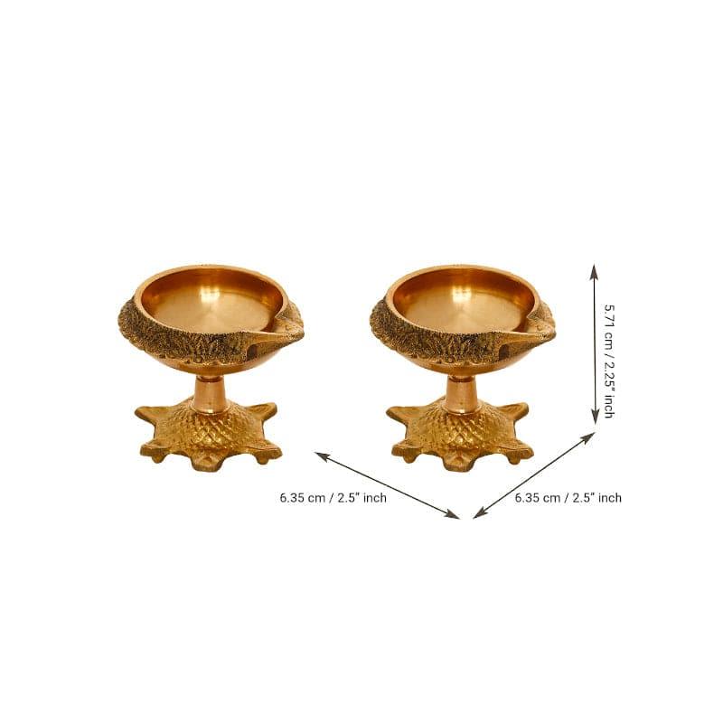 Disnu Tortoise Diya - Set Of Four media 4