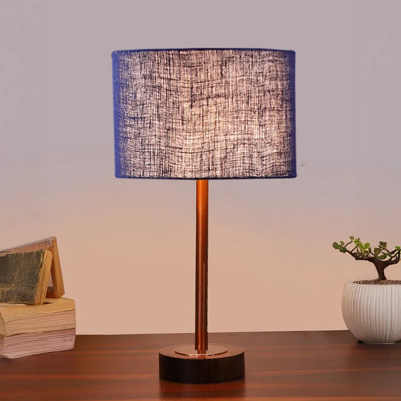 Sienna Rodin Wooden Table Lamp - Blue media 3