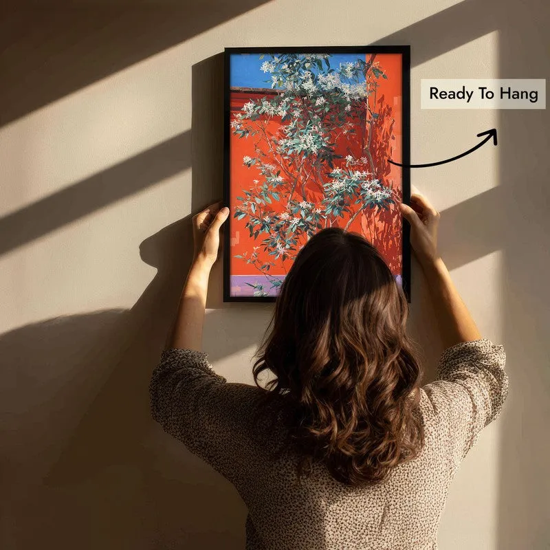 Autumra Canvas Wall Painting With Black Frame media 5
