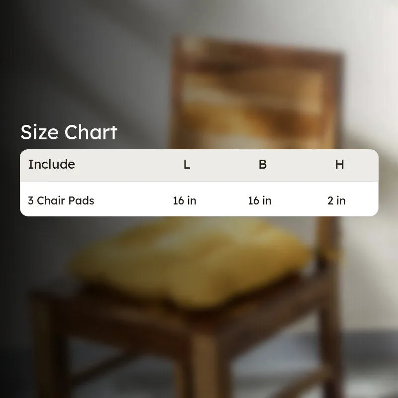 Sylvia Chair Pad (Mustard Yellow) - Set Of Three media 5