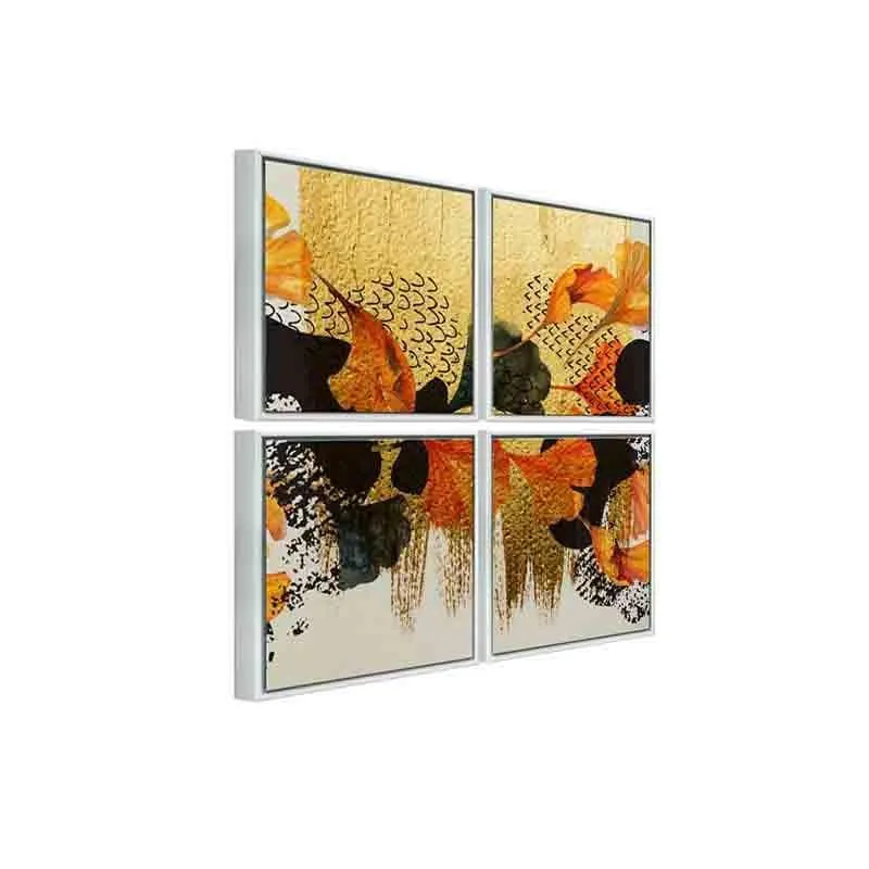 Gold Baby Poly Canvas Art - Set of Four media 6