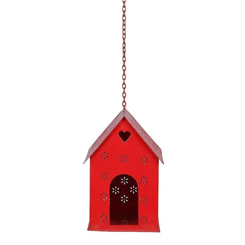 Hello Birds Green Birdhouse- Red media 4