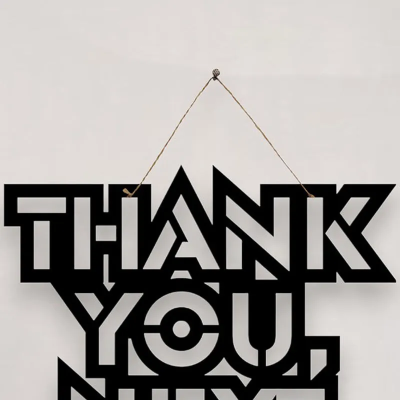 Thank You Next Mild Steel Wall Accent media 4