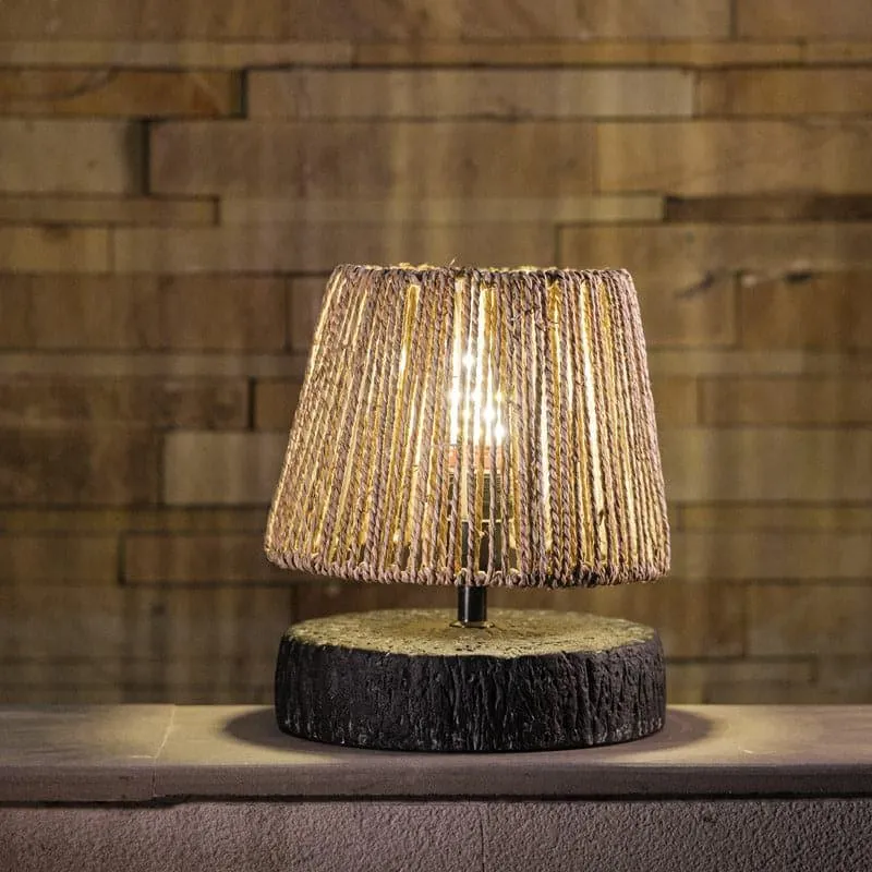 Nordic Nesta Fabric Table Lamp - Beige,Black media 4